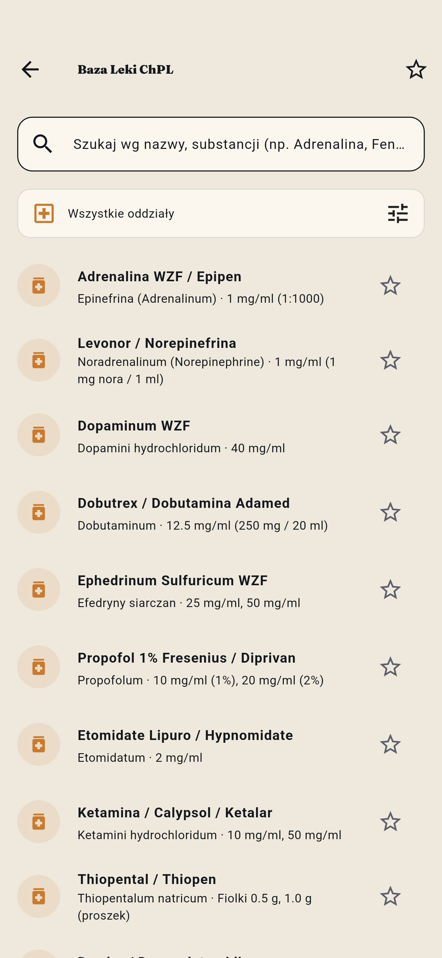 Baza leków ChPL
